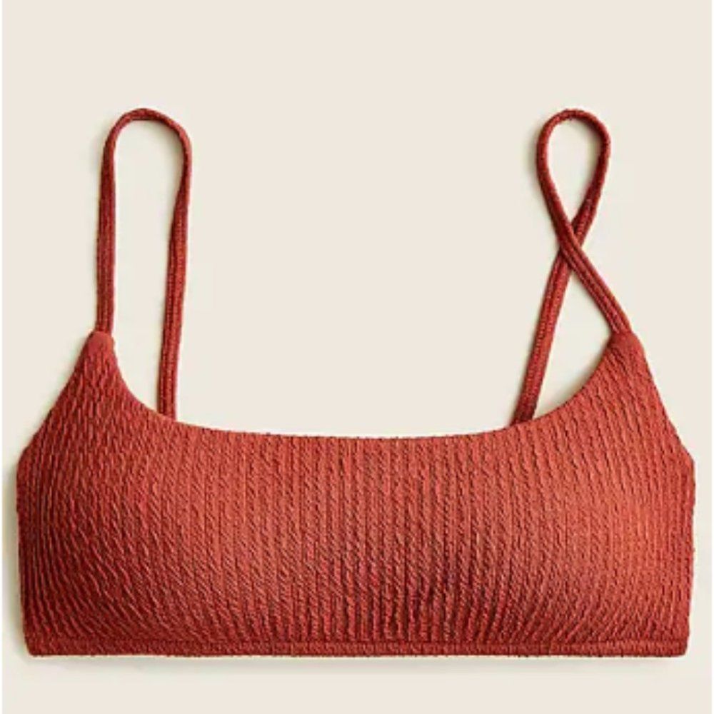 J.Crew Swim Top in Clay Tile